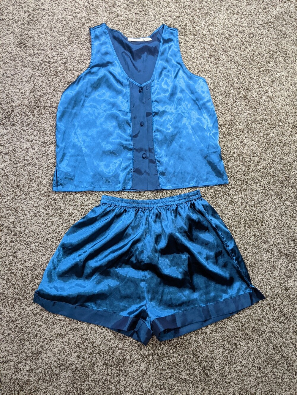 Gold Label Victorias Secret Teal Pajama Set M